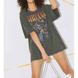 UO Nirvana T-Shirt Dress